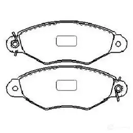 Тормозные колодки, комплект KAVO PARTS kbp6608 1767471 8715616233408 9ZD19Z S