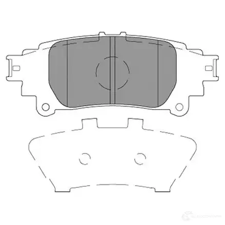 Тормозные колодки, комплект KAVO PARTS 76UE 9V 1767680 8715616233590 kbp9141
