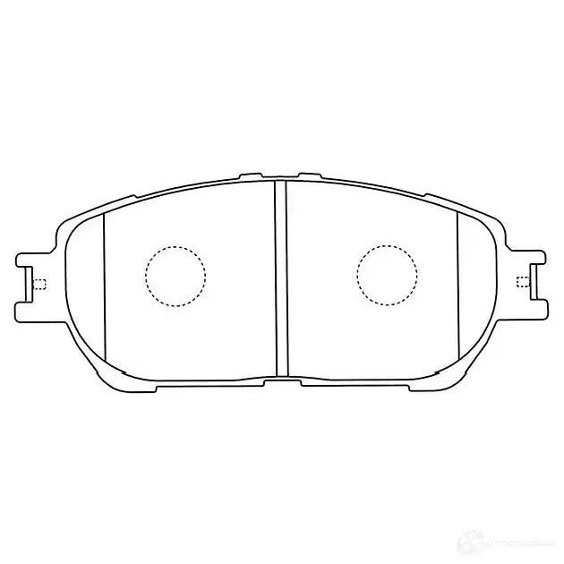 Тормозные колодки, комплект KAVO PARTS bp9108 8715616047487 1757807 9X 0CNJY изображение 0
