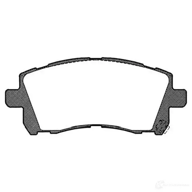 Тормозные колодки, комплект KAVO PARTS bp8010 1757656 AE VOEO 8715616005128