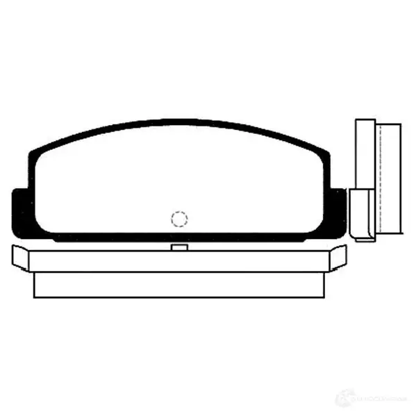Тормозные колодки, комплект KAVO PARTS bp5520 1757467 8715616004398 9LAGGJ R