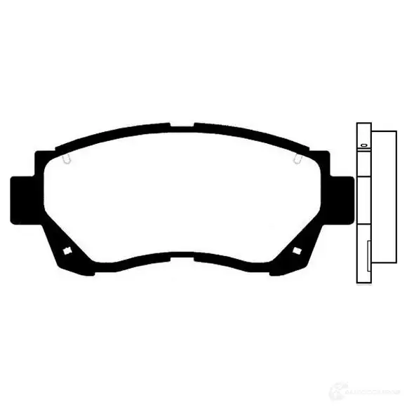 Тормозные колодки, комплект KAVO PARTS 1757726 bp9023 8715616005524 H15W 7BV
