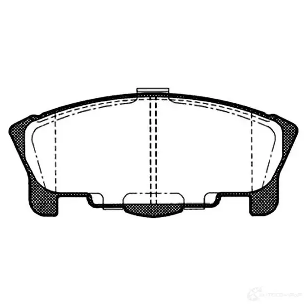 Тормозные колодки, комплект KAVO PARTS bp1508 8715616003230 1757175 JTMS 9GM