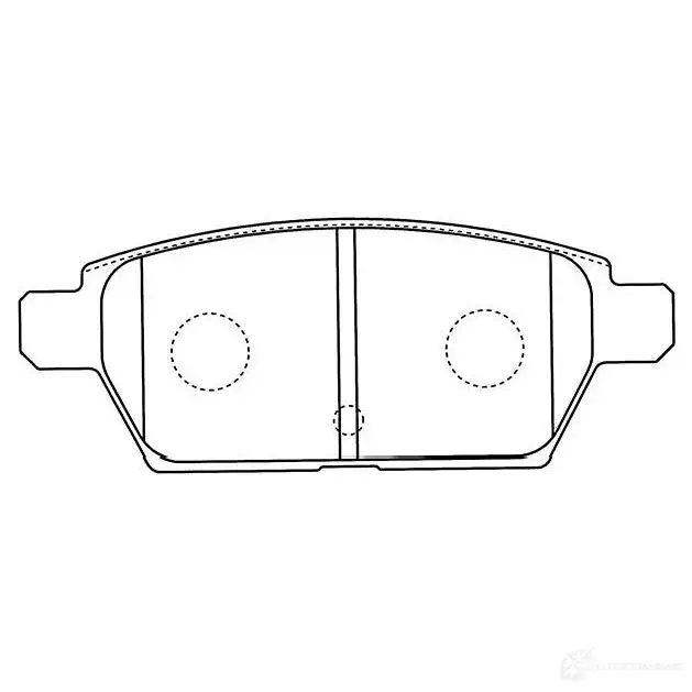 Тормозные колодки, комплект KAVO PARTS 8715616054607 bp4568 1757428 XZ Z1C