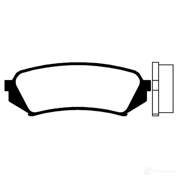 Тормозные колодки, комплект KAVO PARTS YKX IN 8715616005838 bp9058 1757759