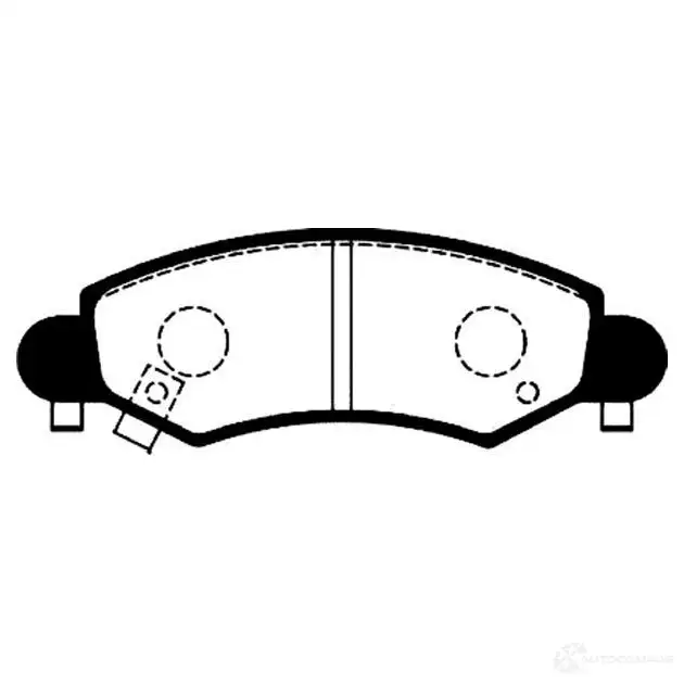 Тормозные колодки, комплект KAVO PARTS 1757688 8715616015998 Z K7H4N bp8517 изображение 0
