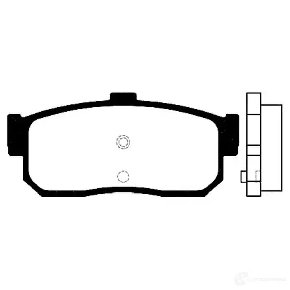 Тормозные колодки, комплект KAVO PARTS WNWDKH W 8715616004916 1757555 bp6549 изображение 0