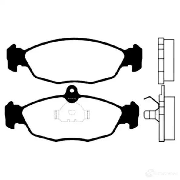 Тормозные колодки, комплект KAVO PARTS 1757145 bp1002 8715616003117 VA TGL изображение 0