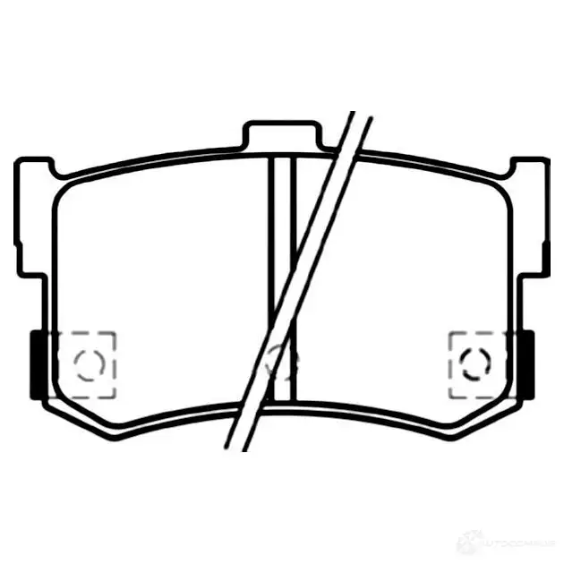 Тормозные колодки, комплект KAVO PARTS bp3020 8715616025140 1757278 IA XCHE