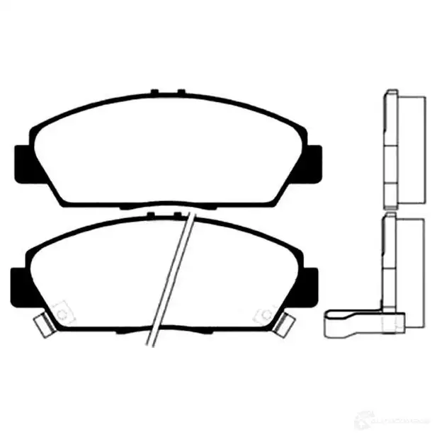Тормозные колодки, комплект KAVO PARTS bp2024 1757213 8715616003490 23IE4H T изображение 0