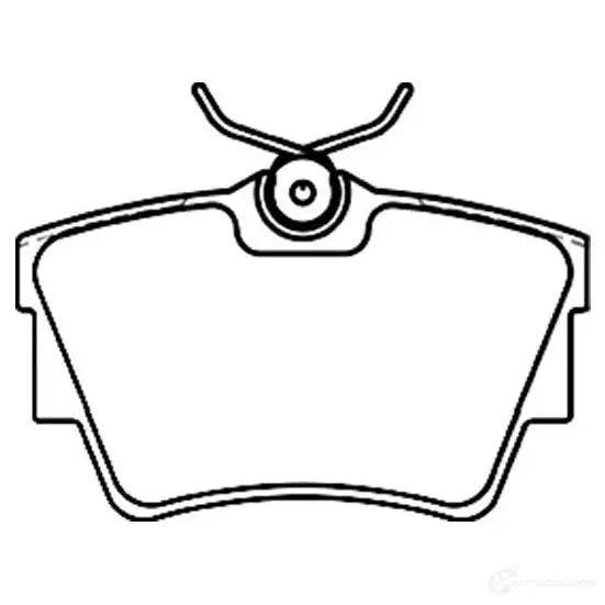 Тормозные колодки, комплект KAVO PARTS 0 OUDA 8715616025423 bp6580 1757585