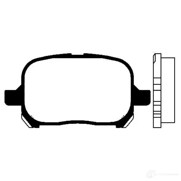 Тормозные колодки, комплект KAVO PARTS 8715616005692 bp9042 XZDOU H 1757744 изображение 0