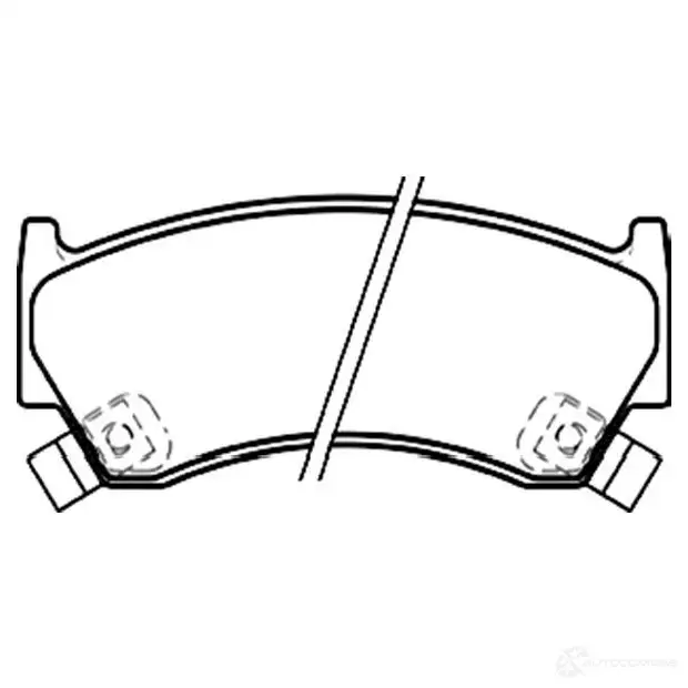 Тормозные колодки, комплект KAVO PARTS A51 7OW bp6565 1757570 8715616016360 изображение 0