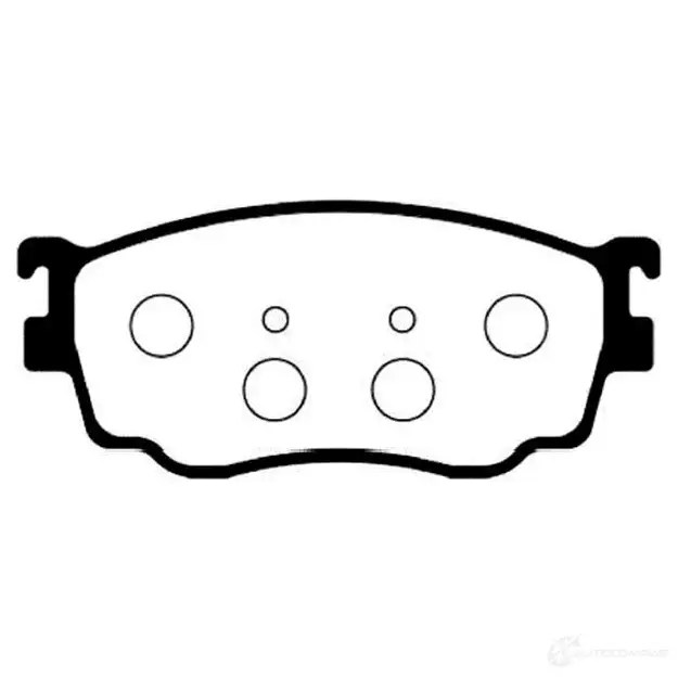 Тормозные колодки, комплект KAVO PARTS bp4544 KL2MT S 1757406 8715616008693