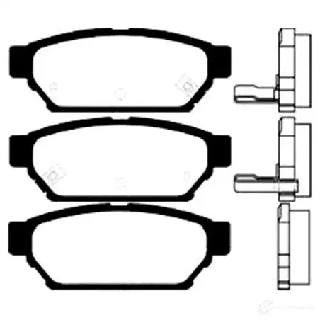 Тормозные колодки, комплект KAVO PARTS GB TGK 8715616004411 bp5523 1757470