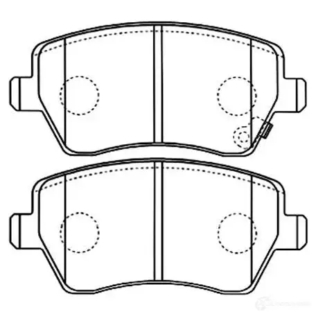 Тормозные колодки, комплект KAVO PARTS 8715616042635 C TE3RQ bp8526 1757696