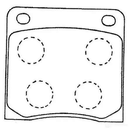 Тормозные колодки, комплект KAVO PARTS 8715616040730 bp6584 1757589 S RBRGTU изображение 0