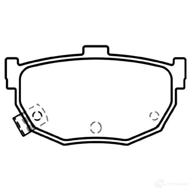 Тормозные колодки, комплект KAVO PARTS 1757283 I 17B3Q3 8715616025096 bp3026 изображение 0