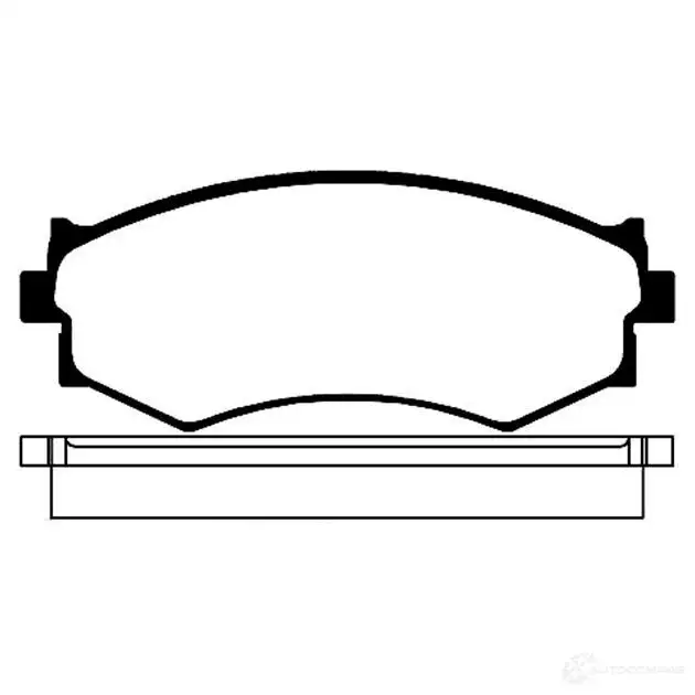 Тормозные колодки, комплект KAVO PARTS bp6514 1757520 8715616004602 AM X0Q