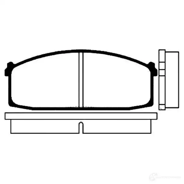 Тормозные колодки, комплект KAVO PARTS E 0VV8EX 1757507 8715616004497 bp6501 изображение 0