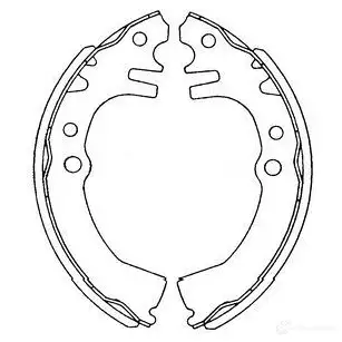 Барабанные тормозные колодки, комплект KAVO PARTS kbs1901 1767694 8715616166911 K4 C5BEI изображение 5