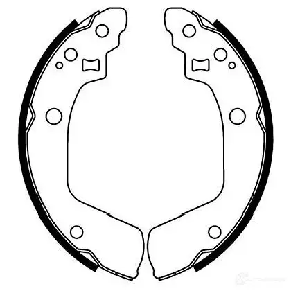 Барабанные тормозные колодки, комплект KAVO PARTS 8715616141703 bs8929 OL 0Z78 1759760