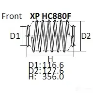 Пружина подвески NHK PAQJ 3H XP HC880F 1439705964 изображение 0