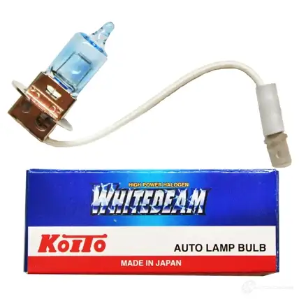 Лампа высокотемпературная whitebeam h3 12v 55w (100w) 4000k (уп. 1 шт.) KOITO C1U X2 0752W 1420568194 изображение 0