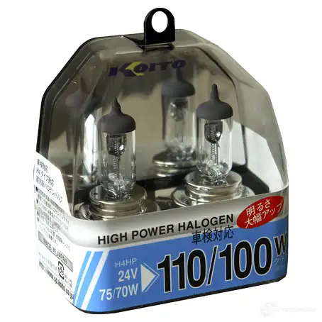 Лампа высокотемпературная high power halogen h4 24v 75/70w (110/100w) 3300k (комплект 2 шт.) KOITO P0591 ZA9 PIC 1420568701 изображение 0
