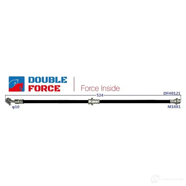 Шланг тормозной DOUBLE FORCE S V9ML8B 1439707916 DFH0121 изображение 0