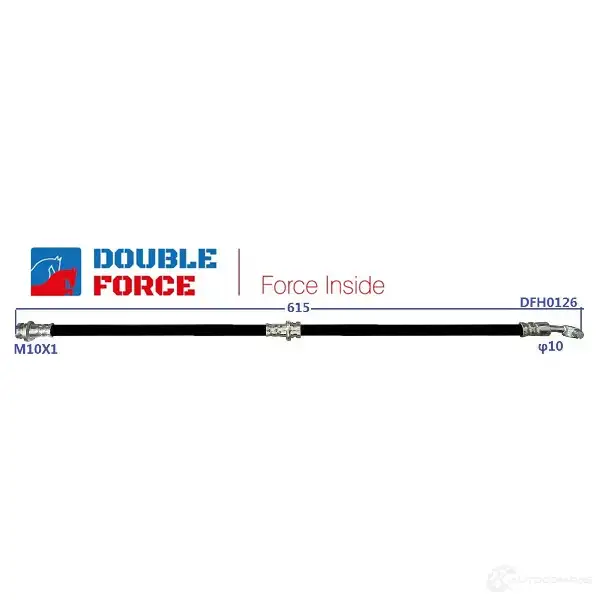 Шланг тормозной DOUBLE FORCE B7FK R6 1439707921 DFH0126 изображение 0