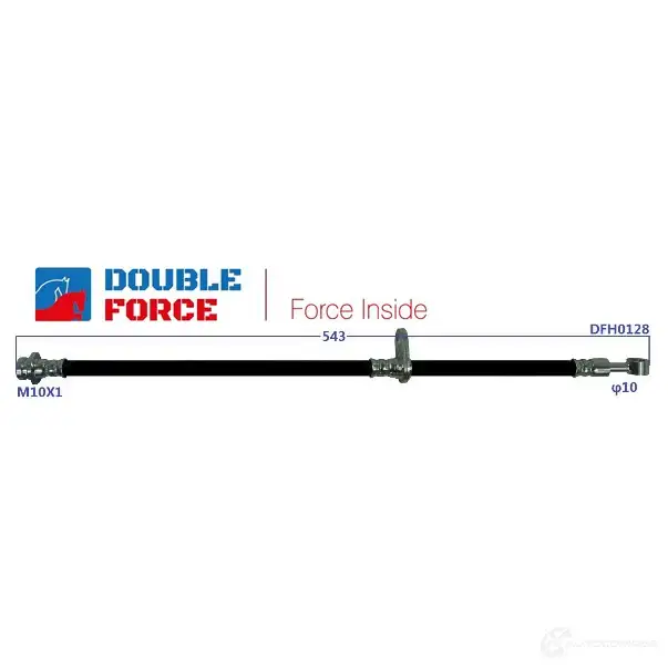 Шланг тормозной DOUBLE FORCE DFH0128 1439707923 OTL8 R3 изображение 0