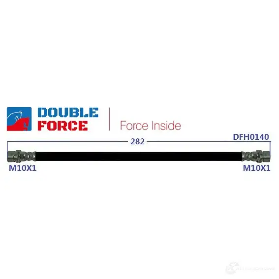 Шланг тормозной DOUBLE FORCE 5 MW6BC DFH0140 1439707935 изображение 0