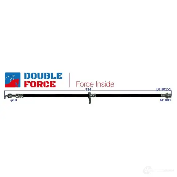 Шланг тормозной DOUBLE FORCE 1439707946 DFH0151 ISU YAK