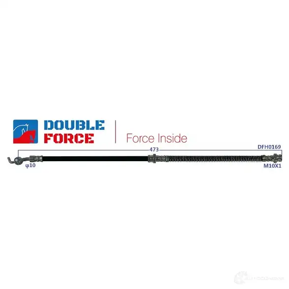 Шланг тормозной DOUBLE FORCE LNL ILQL DFH0169 1439707964