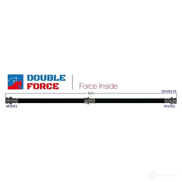 Шланг тормозной DOUBLE FORCE DFH0170 1439707965 ZTC 6U