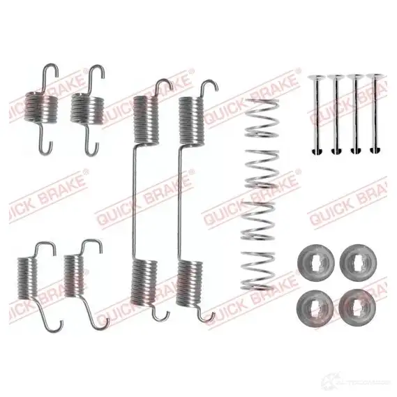 Ремкомплект колодок KAWE J 2QQVC 105-0828 2301317