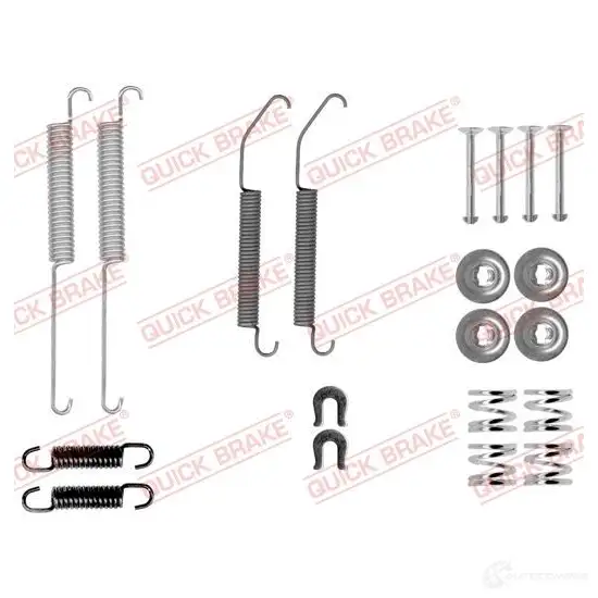 Ремкомплект колодок KAWE BK7E6 DQ 2301039 105-0033