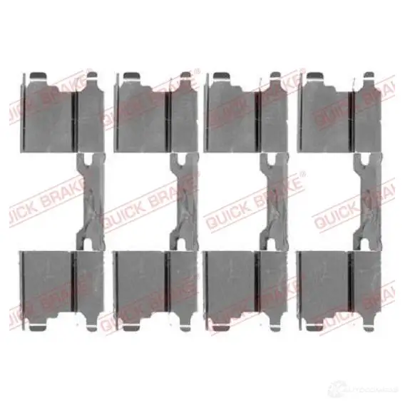 Ремкомплект колодок KAWE 2301911 109-1762 GR10 N