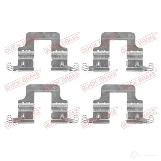 Ремкомплект колодок KAWE U6OQ 52 2301915 109-1766