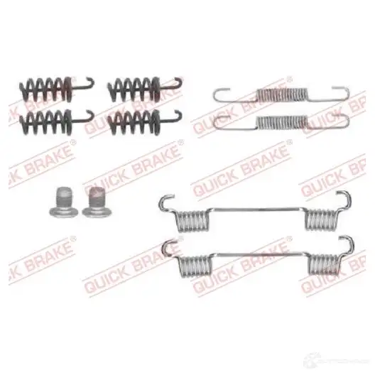 Ремкомплект колодок KAWE 2301356 GVOJR 1 105-0874