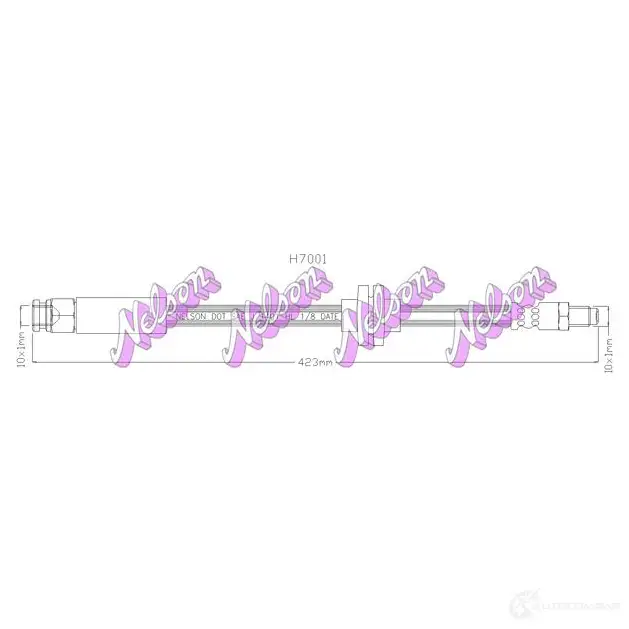 Тормозной шланг KAWE H7001 2335655 YDC3S 2