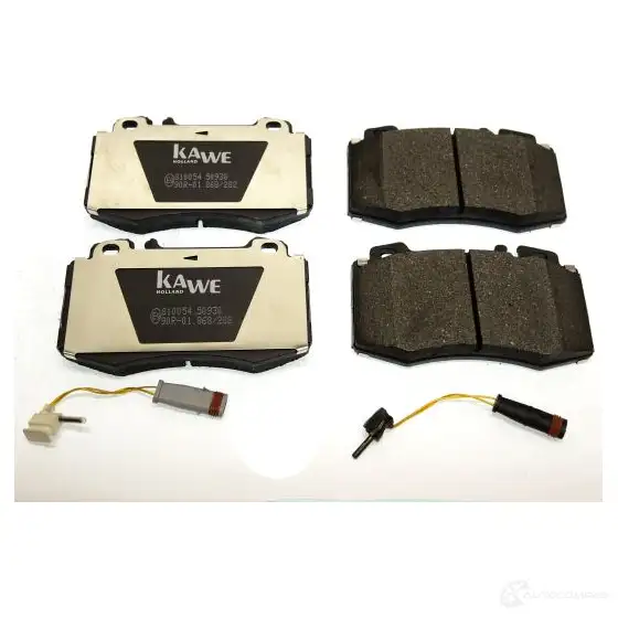 Тормозные колодки дисковые, комплект KAWE S 538S 2317819 810054