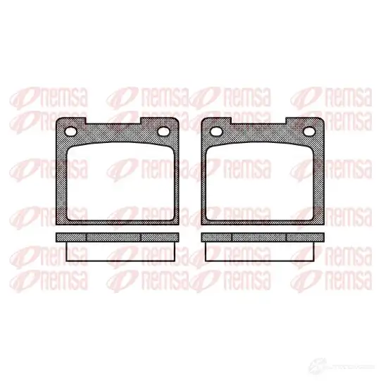 Тормозные колодки дисковые, комплект KAWE P CA003920 9E73OVD 2298773 0039 20 изображение 0