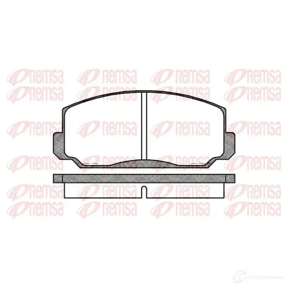 Тормозные колодки дисковые, комплект KAWE 2298904 D130-7061 0098 00 2 0535 изображение 0