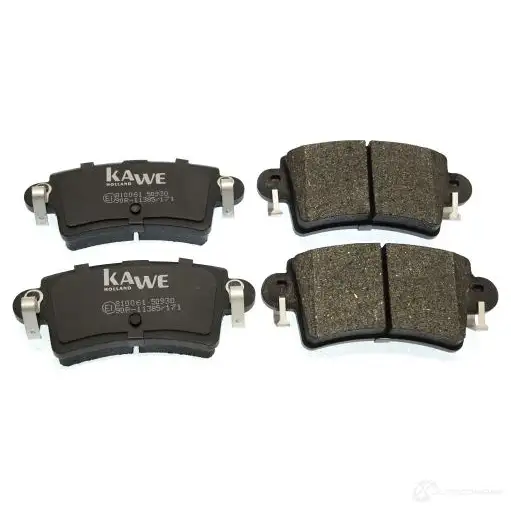 Тормозные колодки дисковые, комплект KAWE 810061 2317826 LR7CG N