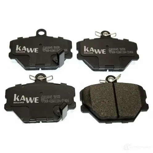 Тормозные колодки дисковые, комплект KAWE 810045 PVF T8 2317810 изображение 0