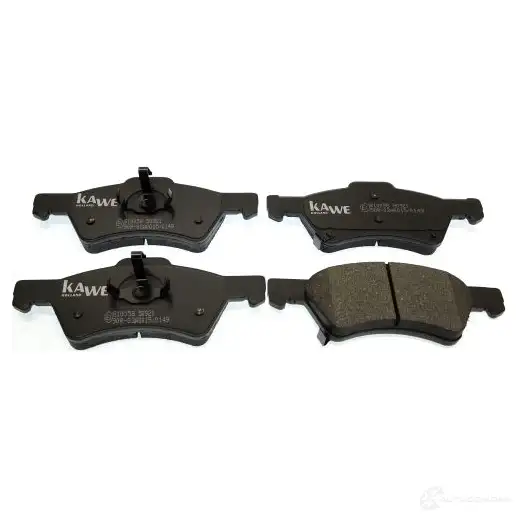 Тормозные колодки дисковые, комплект KAWE 2317823 810058 V 6NLHG