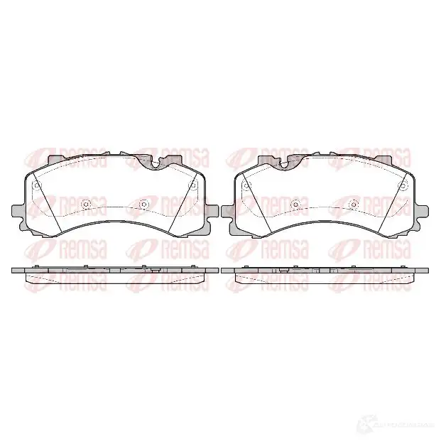 Тормозные колодки дисковые, комплект KAWE Y9SBU U6 1744 00 1424237402 изображение 0