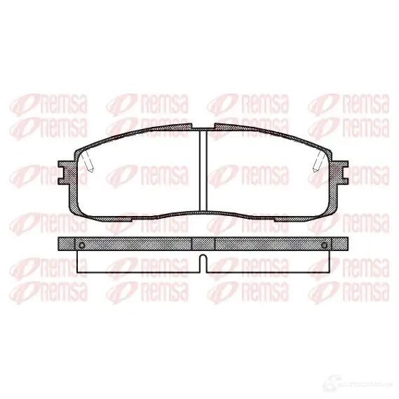 Тормозные колодки дисковые, комплект KAWE 0199 10 D337-7206 2299275 20 004